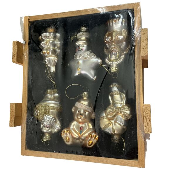 Vintage Christmas Blown Glass Ornaments Lot of 12 Santa Tree Angel Candy Cane - Picture 3 of 7